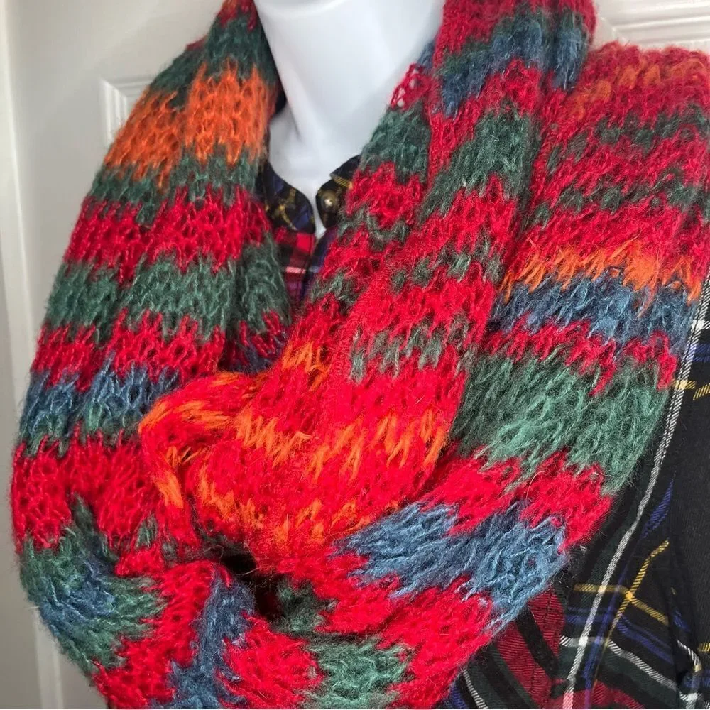 Various Brands Winter Scarf Bundle 4 Infinty, Fringed Scarf, Hair Scarves Multi